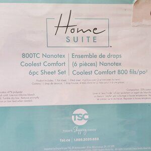 Homesuite 800 TC Nanotex Coolest Comfort 6 piece Sheet Set Twin Orchard